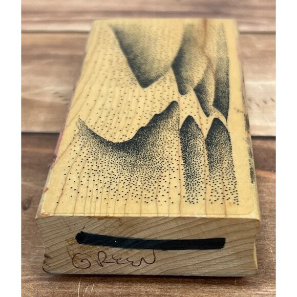 1993 STAMPSCAPES WOOD MOUNTED RUBBER STAMP - Picture 3 of 4